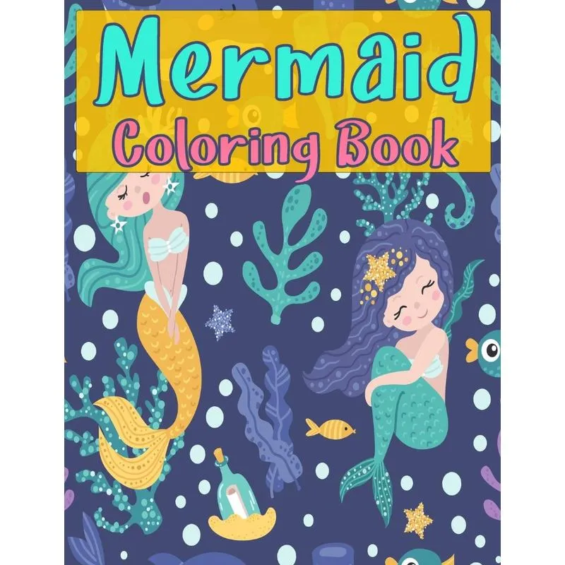 Mermaid Coloring Book for Kids