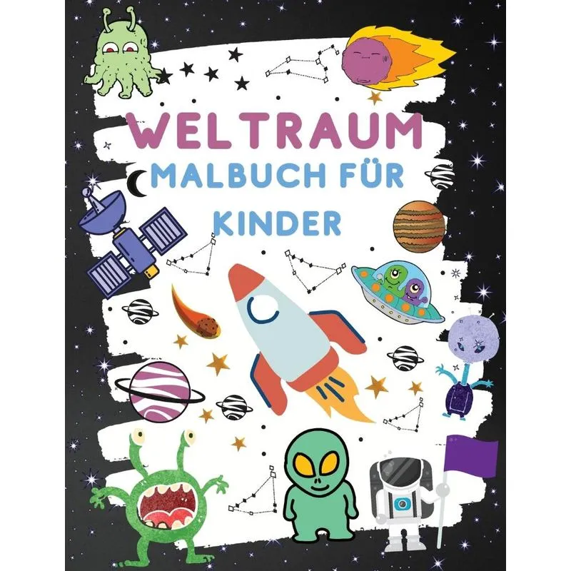 Weltraum Malbuch für Kinder