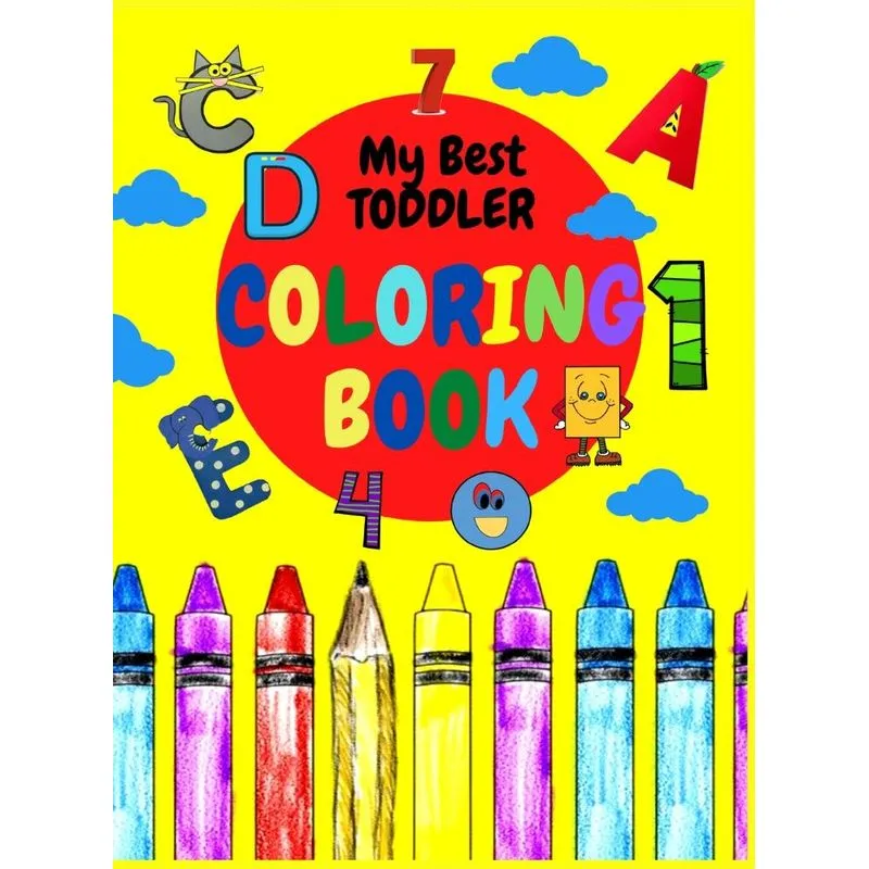My Best Toddler coloring book