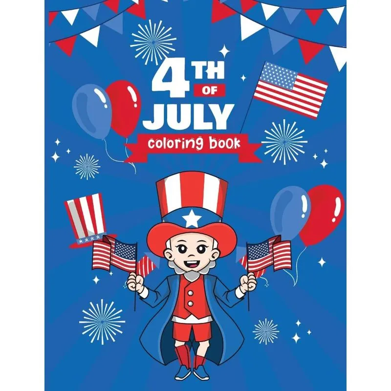 4th of July Coloring Book for Kids