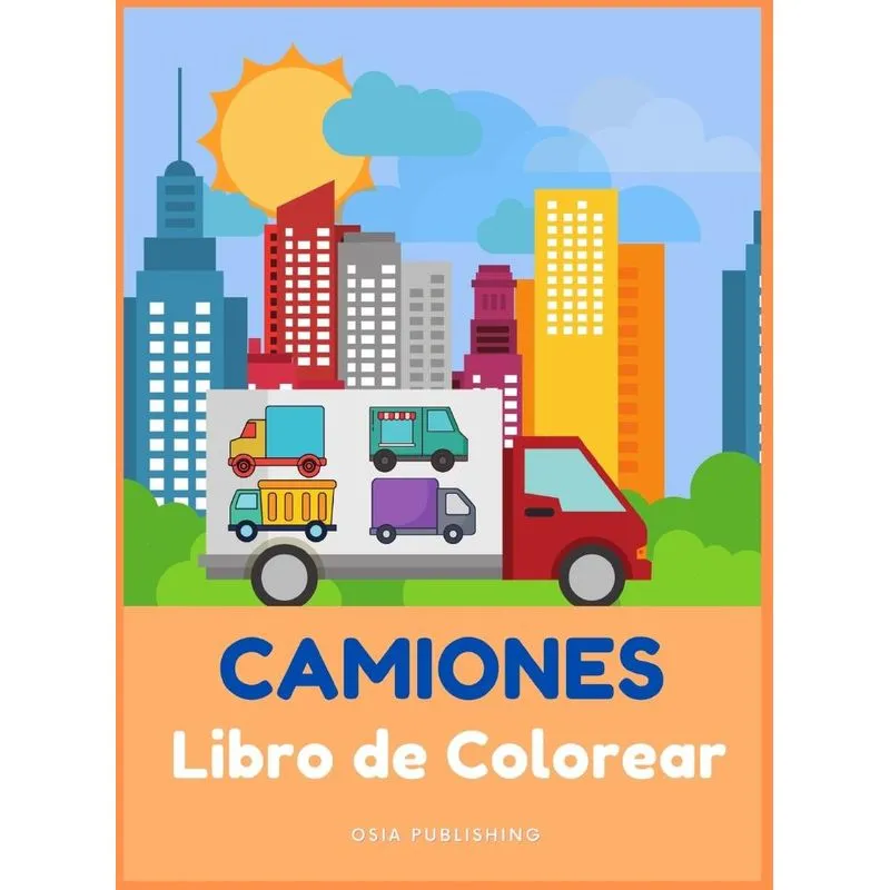CAMIONES Libro de Colorear