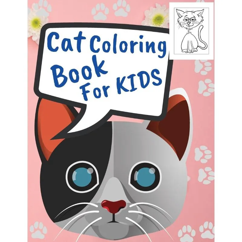 Cat Coloring Book For Kids