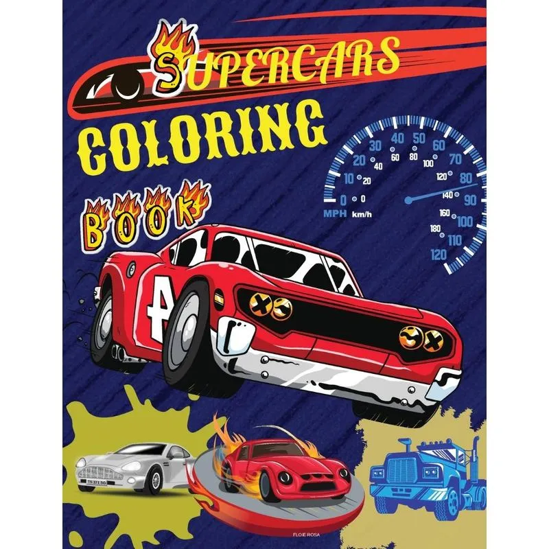 SUPERCARS COLORING BOOK