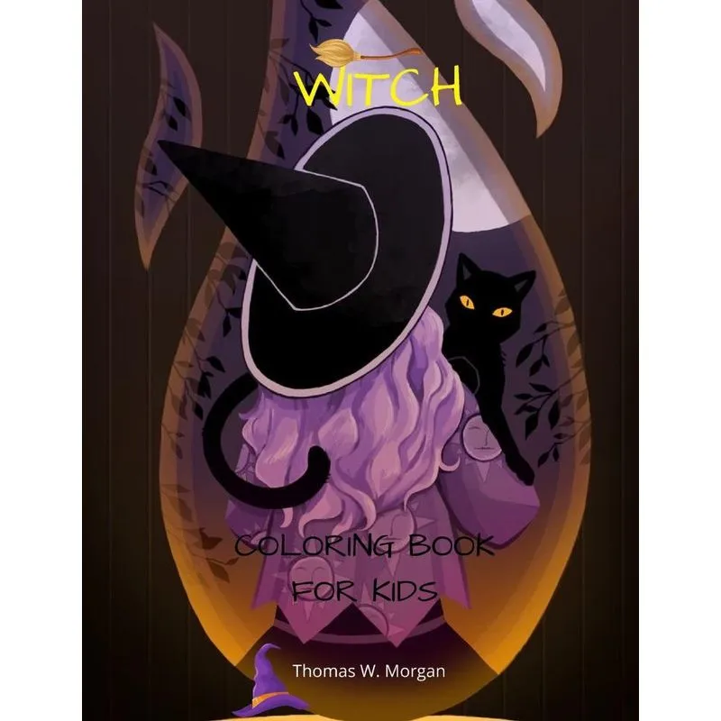 Witch Coloring Book for Kids
