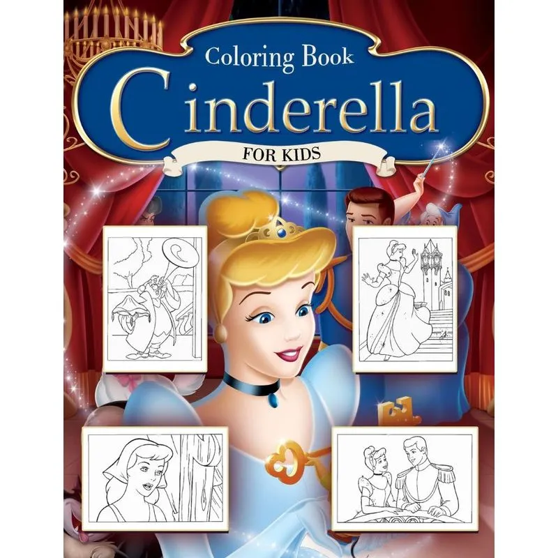 Cinderella Coloring Book for Kids