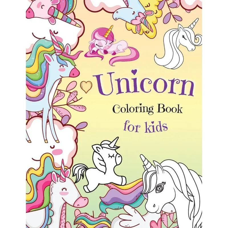 Unicorn Coloring Book For Kids