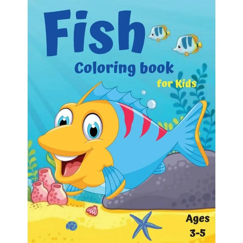Fish Coloring Book for Kids