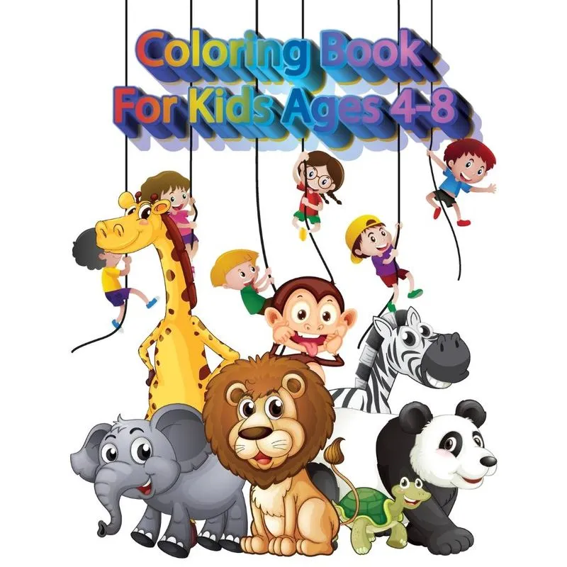 Coloring book for kids ages 4-8