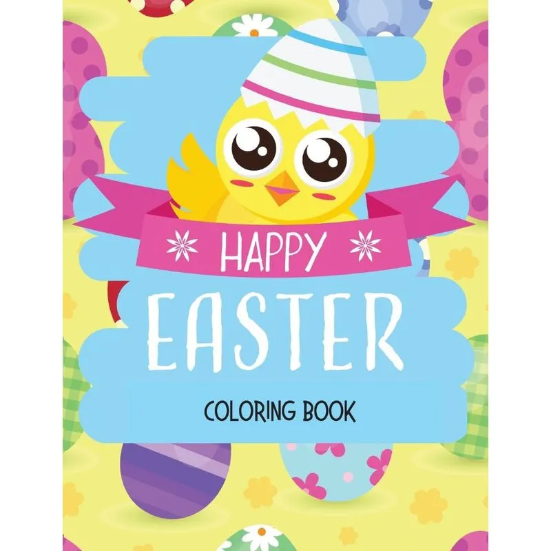 Happy Easter Coloring Book