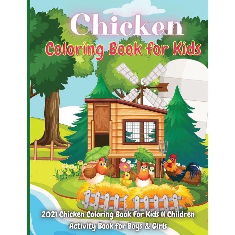 Chicken Coloring Book for Kids