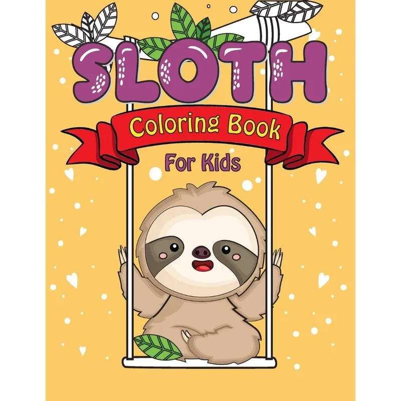 Sloth Coloring Book for Kids