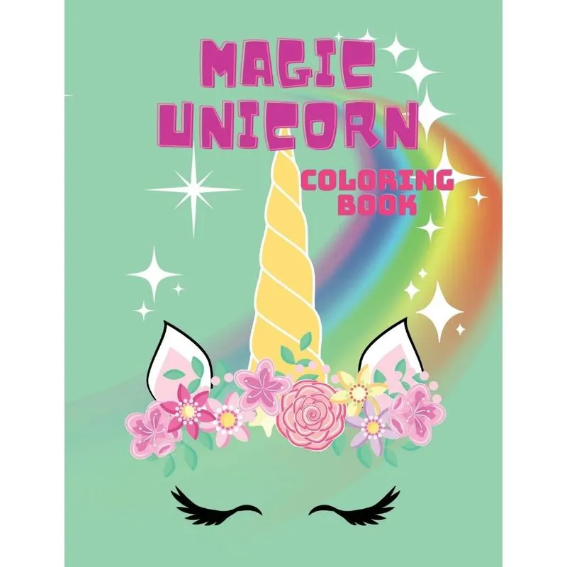 Magic Unicorn Coloring book