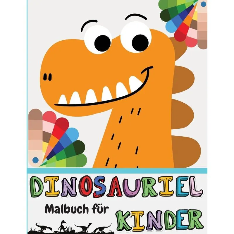 Dinosaurier-Malbuch für Kinder
