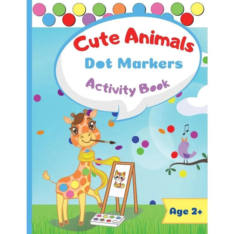 Cute Animals Dot Marker Activity Book