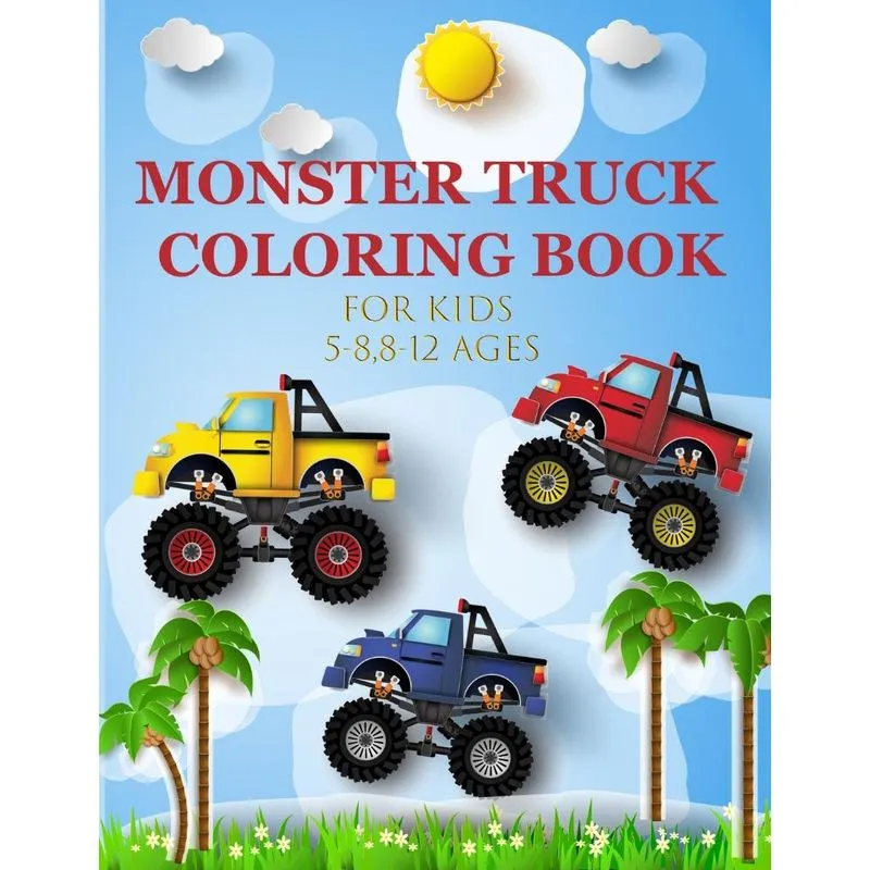 Monster Truck Coloring Book