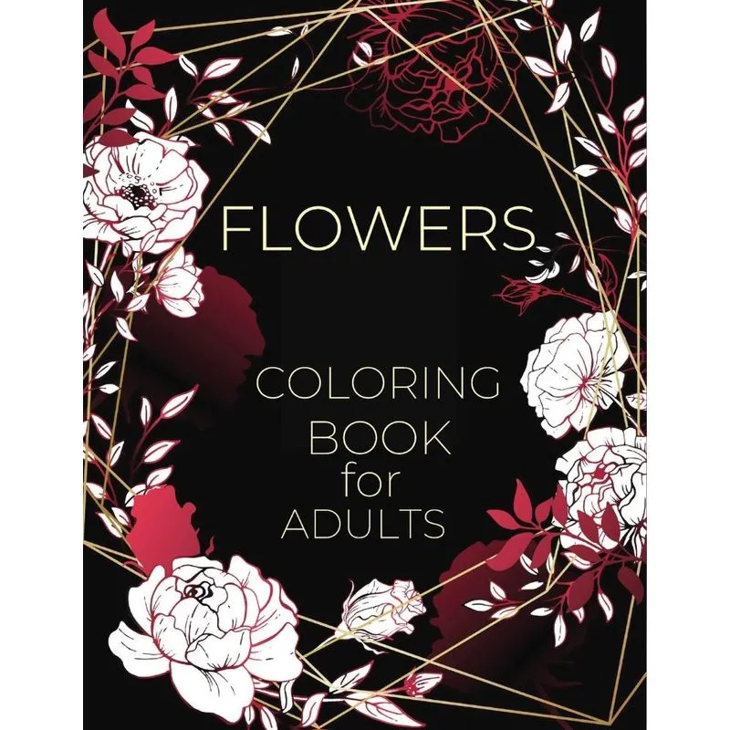 Flowers Coloring Book for Adults
