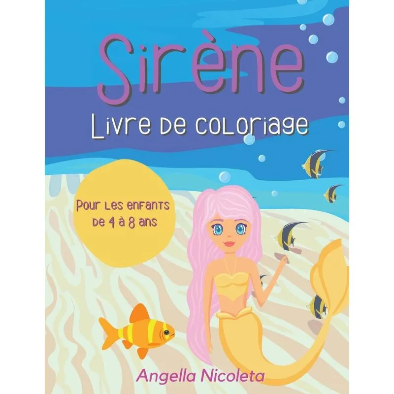 Sirène Livre de coloriage