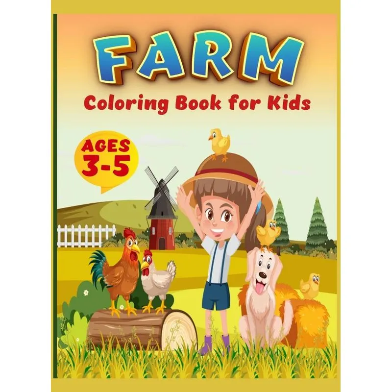 Farm Coloring Book For Kids