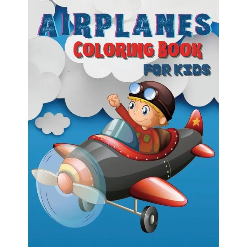 Airplanes Coloring Book for Kids