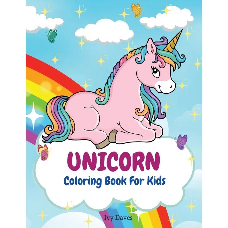 Unicorn Coloring Book For Kids