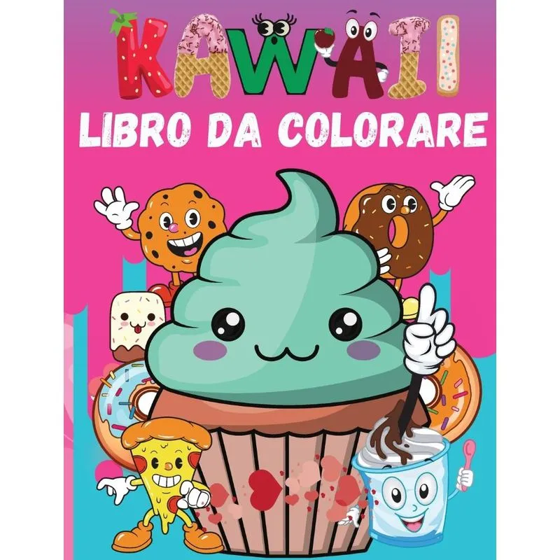 Kawaii Libro da Colorare