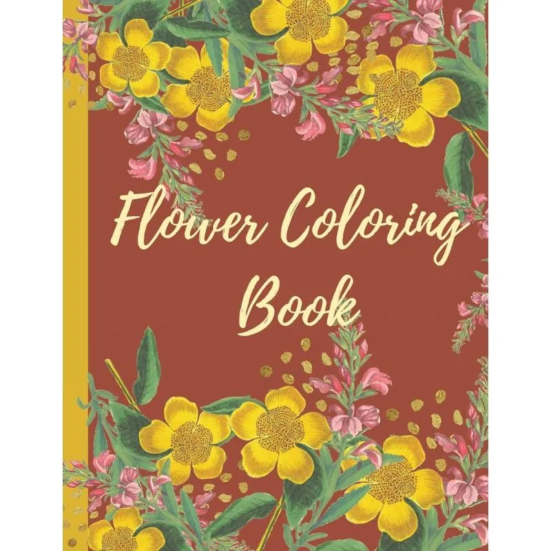 Flower Coloring Book