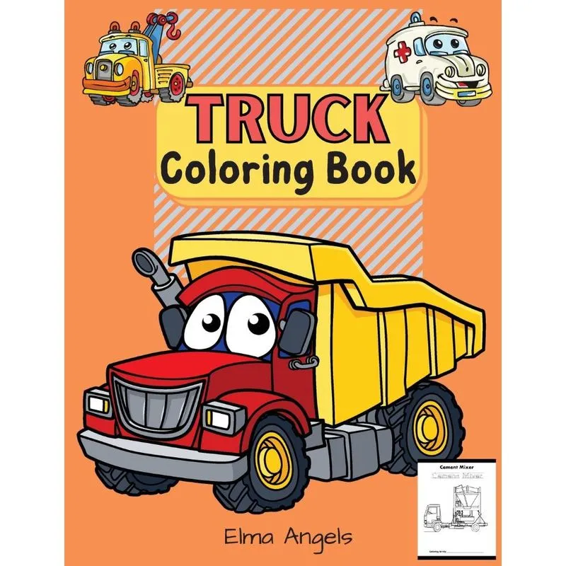 Truck Coloring Book