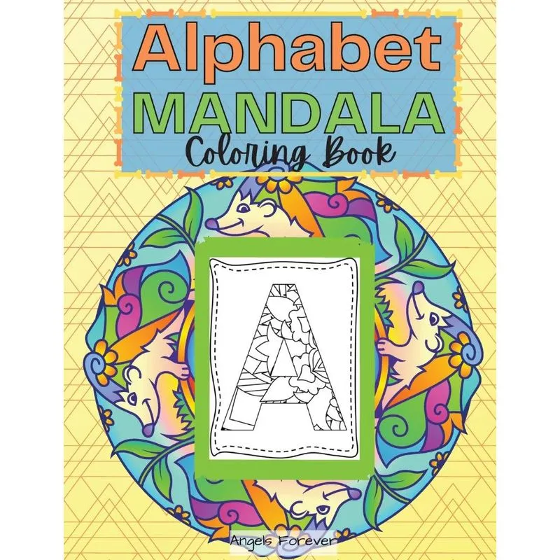 Alphabet Mandala Coloring Book