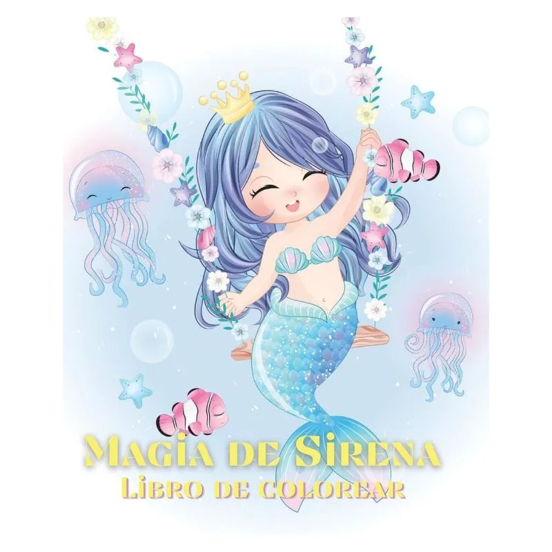 Magia de Sirena Libro de colorear