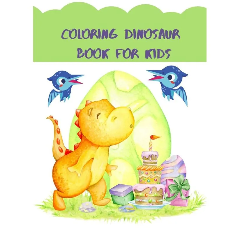 Coloring Dinosaur Book for Kids