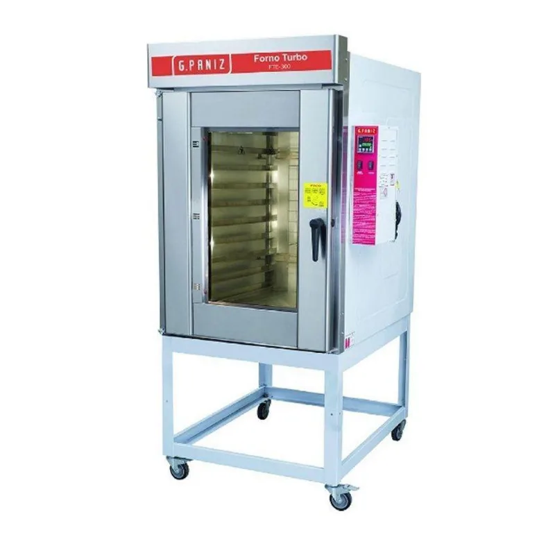 Forno Turbo Elétrico G.paniz Elétrica Fte 300 Aço Carbono 10 Esteiras Branco 380v Trifásico