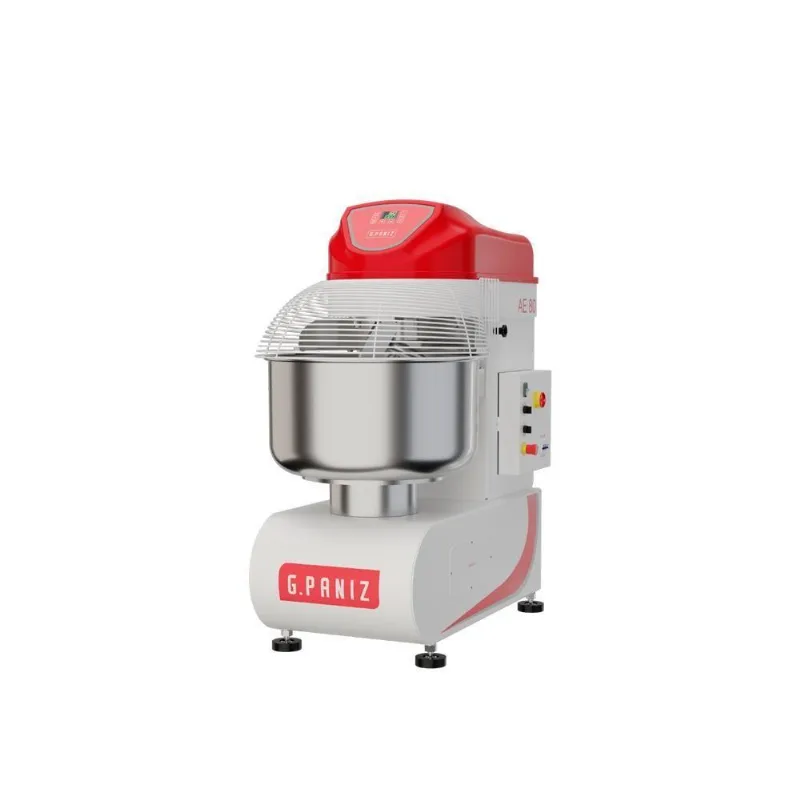 Amassadeira Espiral AE 80 T e com Cuba Giratória Temporizador Digital Branco G.Paniz 380V