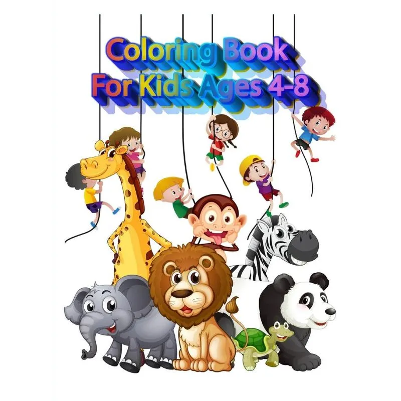 Coloring book for kids ages 4-8