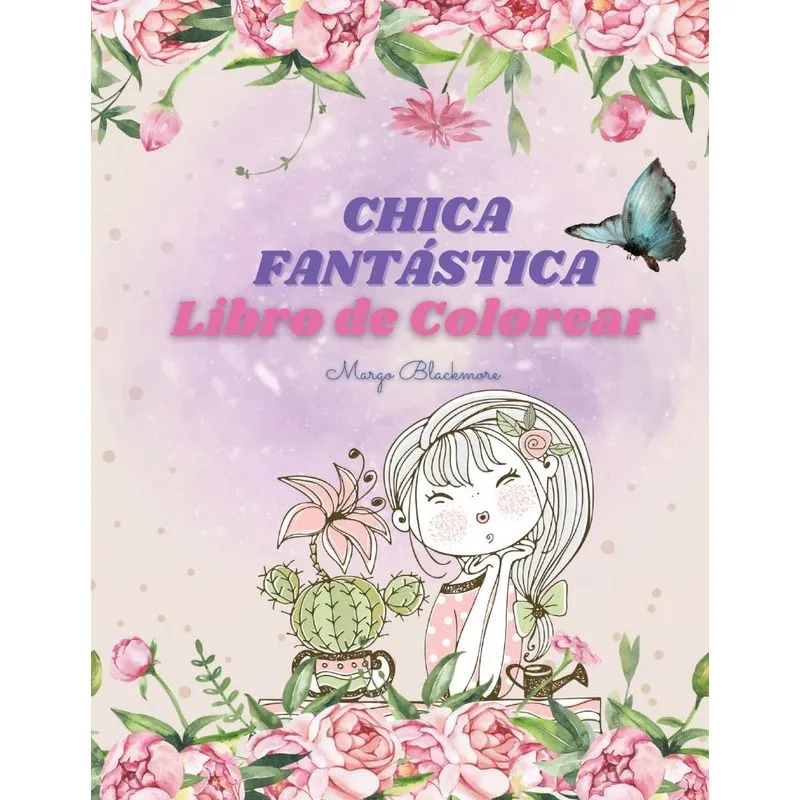 Chica Fantástica Libro de Colorear