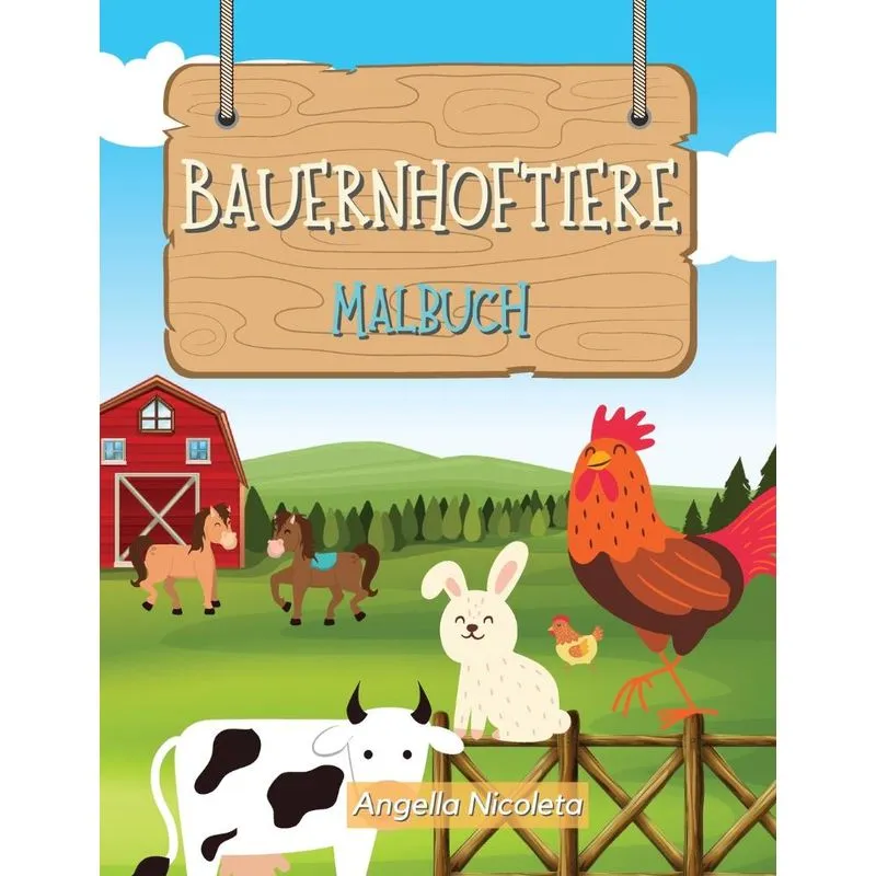 Bauernhoftiere Malbuch