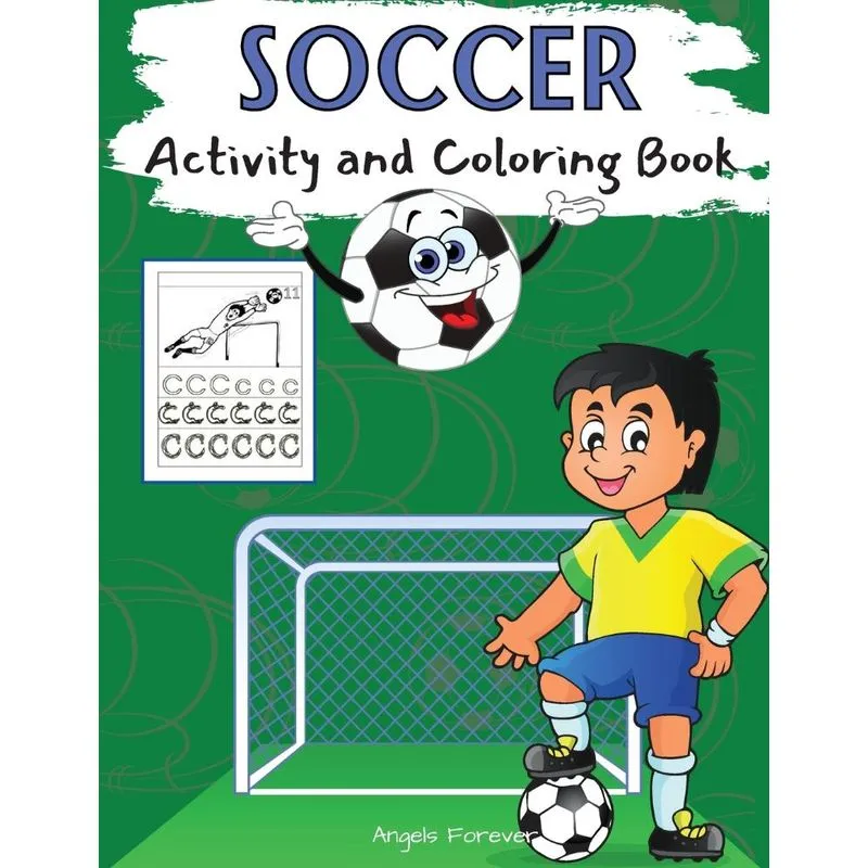 Soccer Activity and Coloring Book