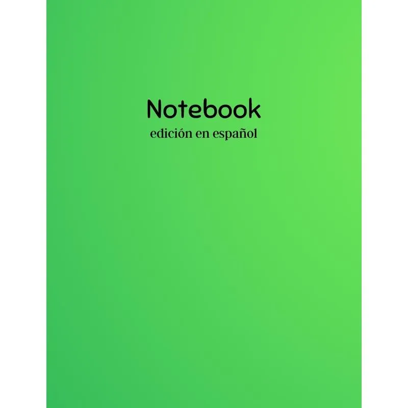 NOTEBOOK - edición en español