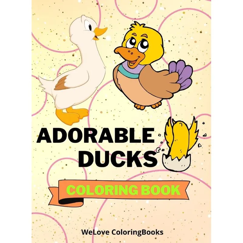 Adorable Ducks Coloring Book