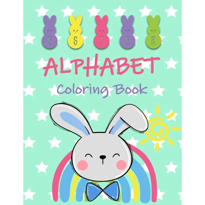 Easter Alphabet Coloring Book