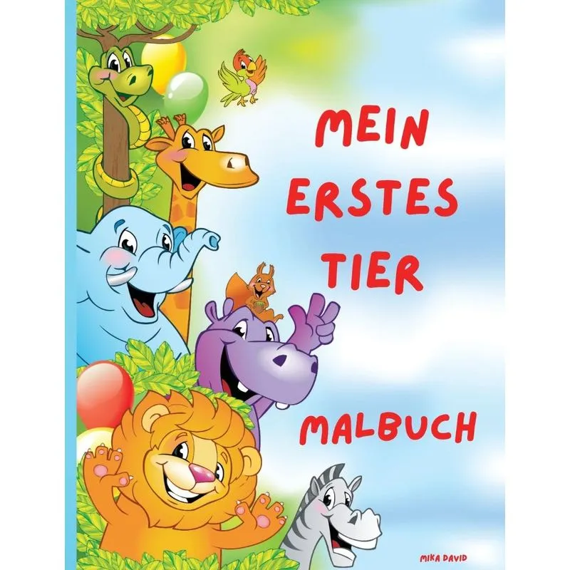 Mein Erstes Tier Malbuch