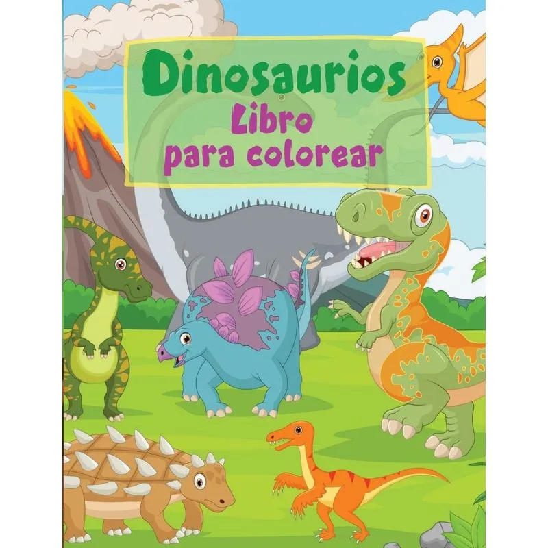 Dinosaurios Libro para Colorear