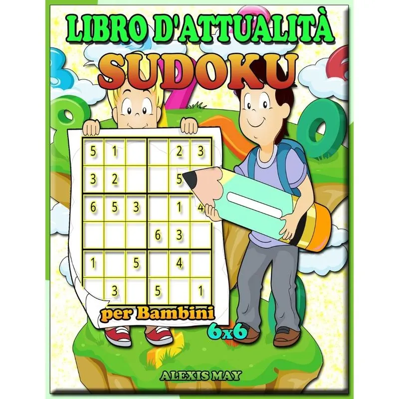 Libro di attività Sudoku per bambini 6X6