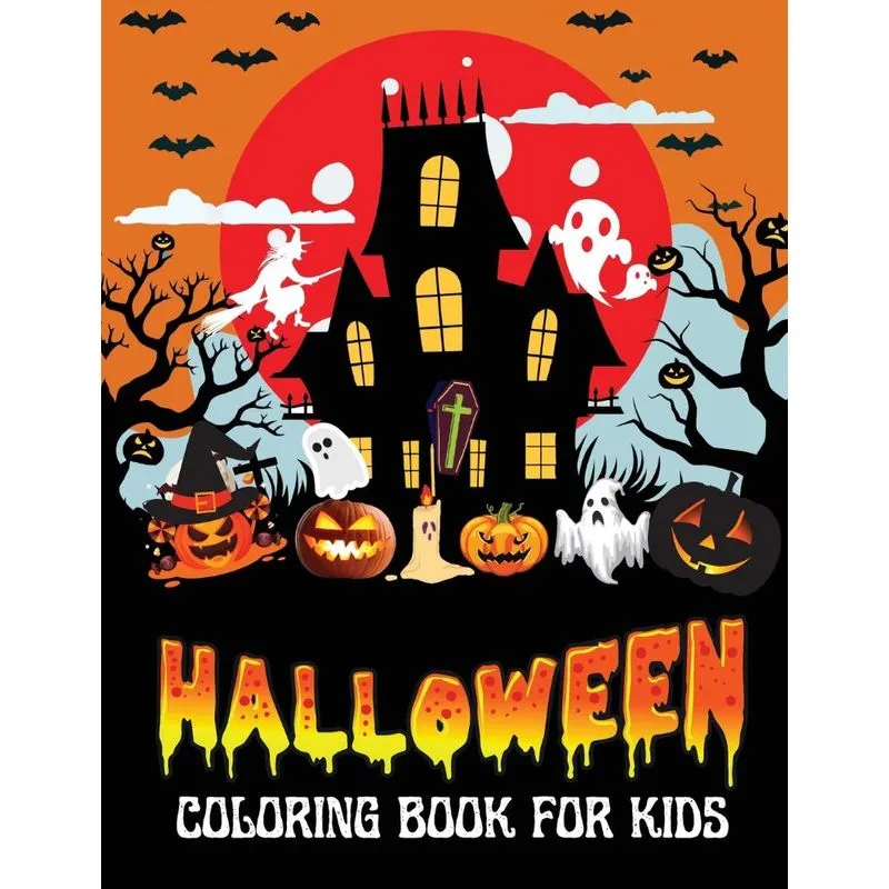 Halloween Coloring Book For Kids