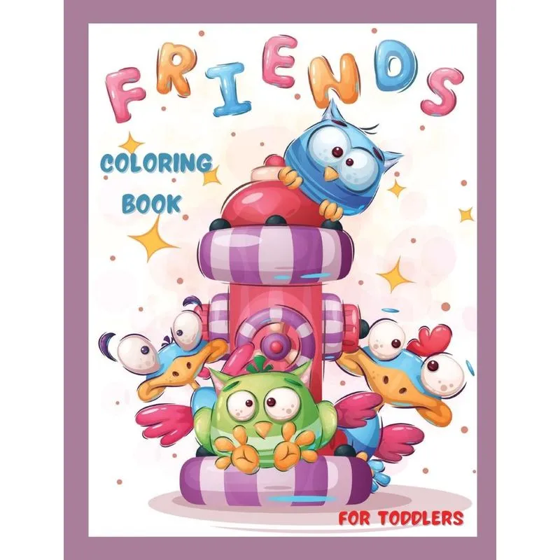 Friends Coloring Book for Toddlers