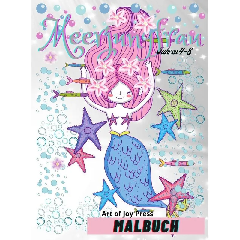 Meerjungfrau Malbuch Alter 4-8