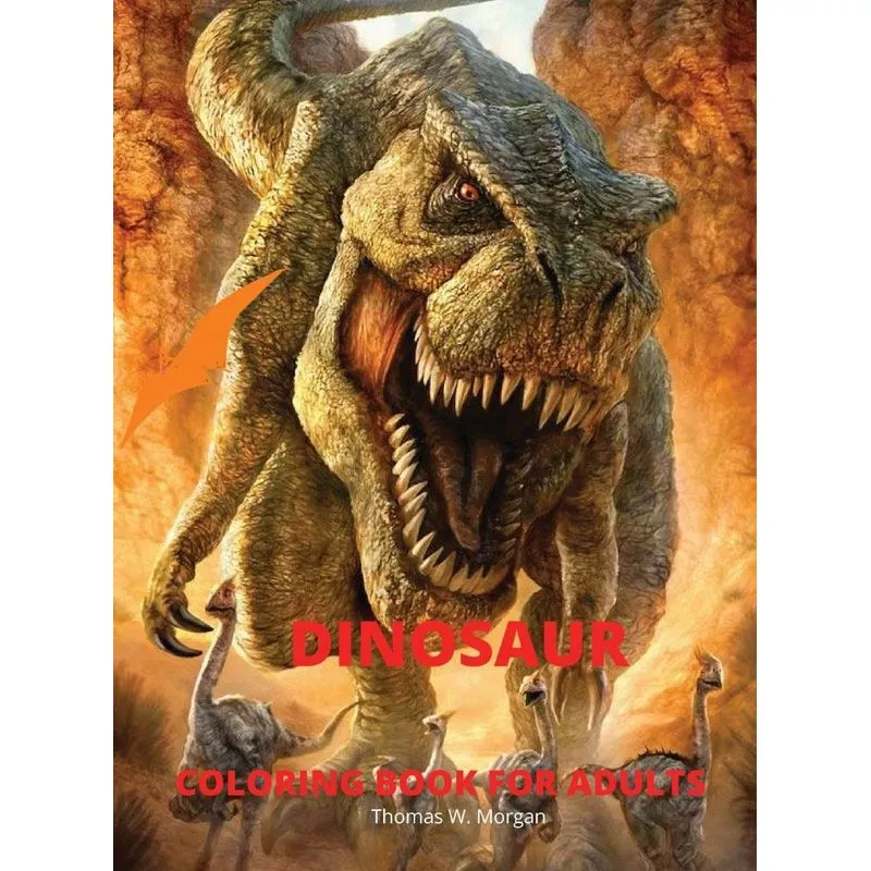 Dinosaur Coloring Book for Adults