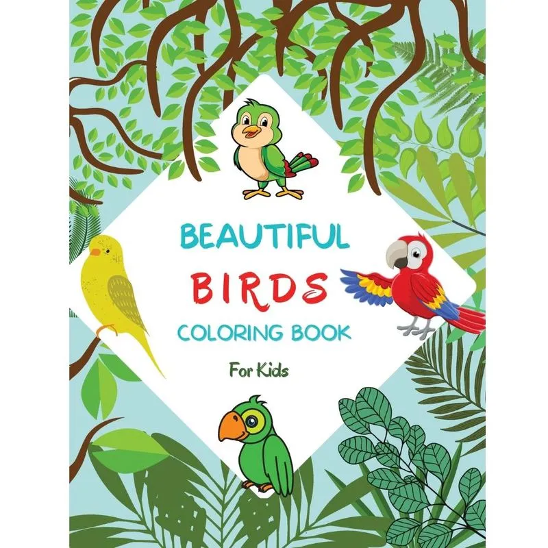 Beautiful Birds Coloring Book