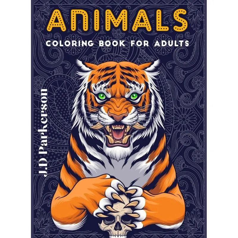 Animals Coloring Book For Adults