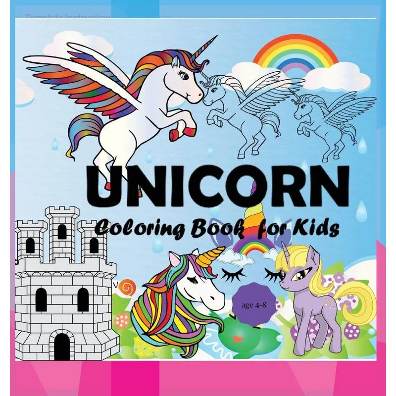 Unicorn Coloring Book for Kids