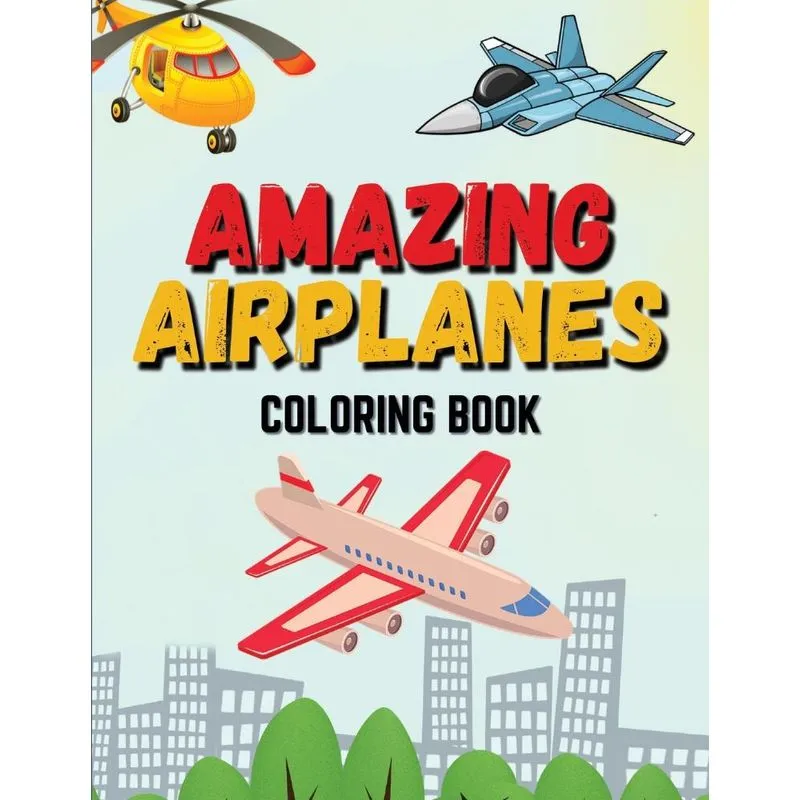 Amazing Airplanes Coloring Book